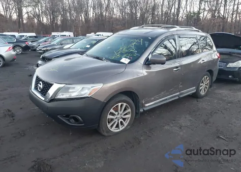 2016 Nissan Pathfinder Sl z USA, uszkodzony, nr VIN 5N1AR2MN5GC613750